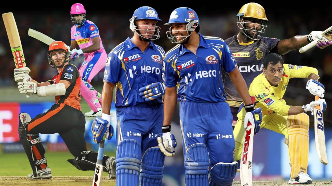 A selection of cricket players from the IPL