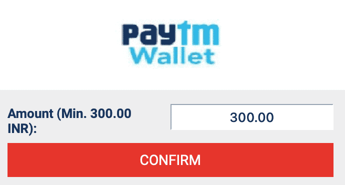 Choose your Paytm wallet.